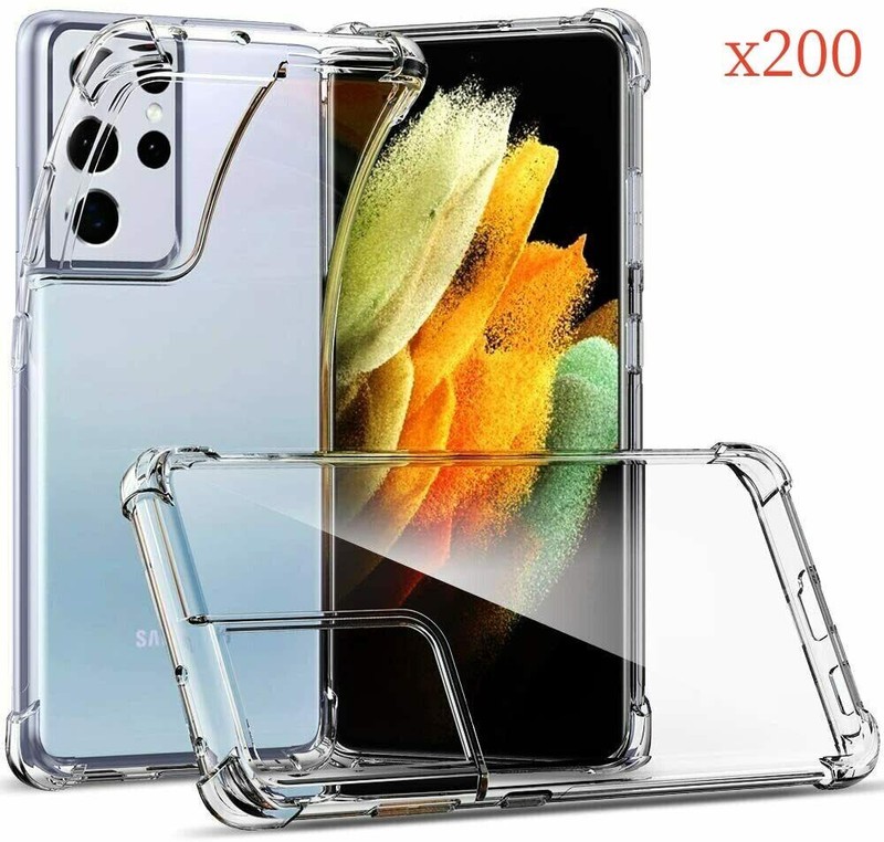 Wholesale Lot For Samsung S24 Ultra S23 S22 S21 S20 Clear Soft TPU Case Cover