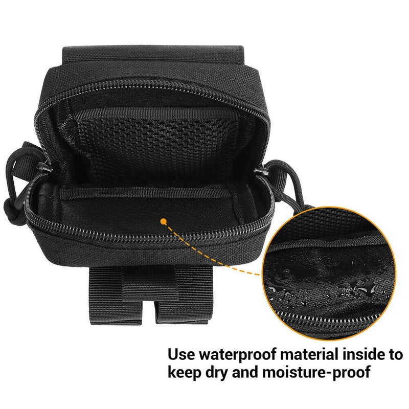 Tactical Molle EDC Pouch Cellphone Pouch Holder Utility Gadget Organizer Bag US gallery