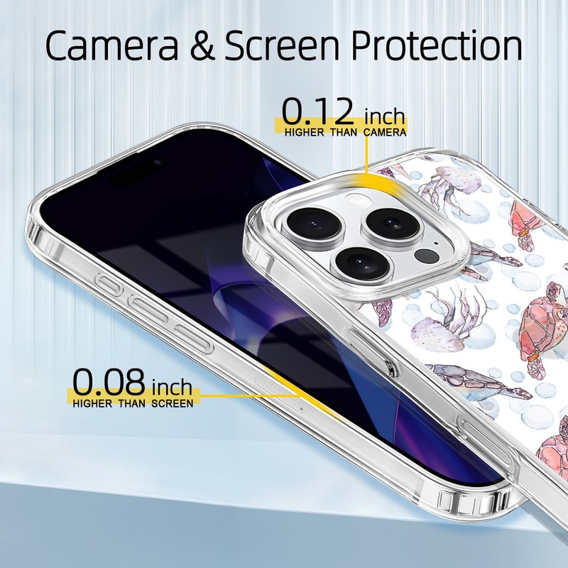 For iPhone 14 15 Pro Max 16 17 Custom Sea Turtles Cover Shockproof Magnetic Case gallery