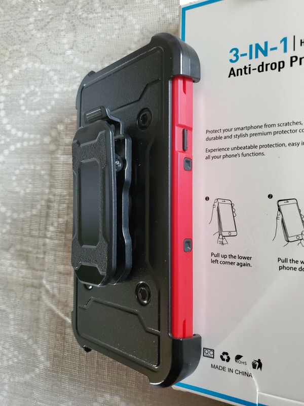 enCase Phone Case For LG Aristo 5 Plus/ K31, Red, New, Made In China gallery