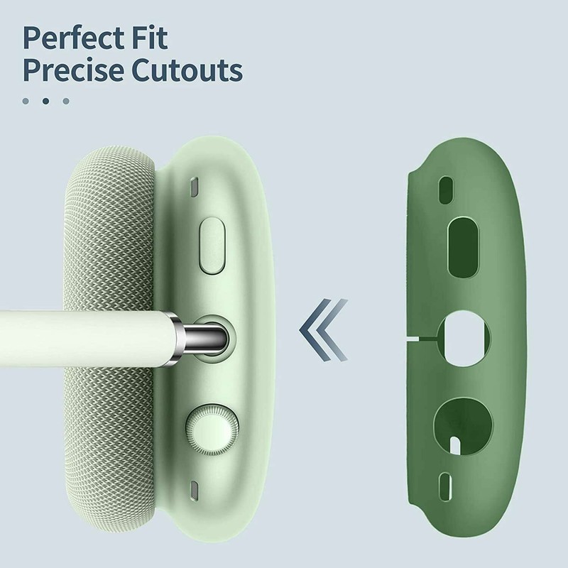 For AirPods Max Headphones Silicone Case Anti-Scratch Ear Cups Cover Headband gallery