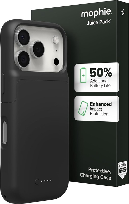 Juice Pack Battery Case for iPhone 17 Pro Slim Charging Case Up to 50 Extra