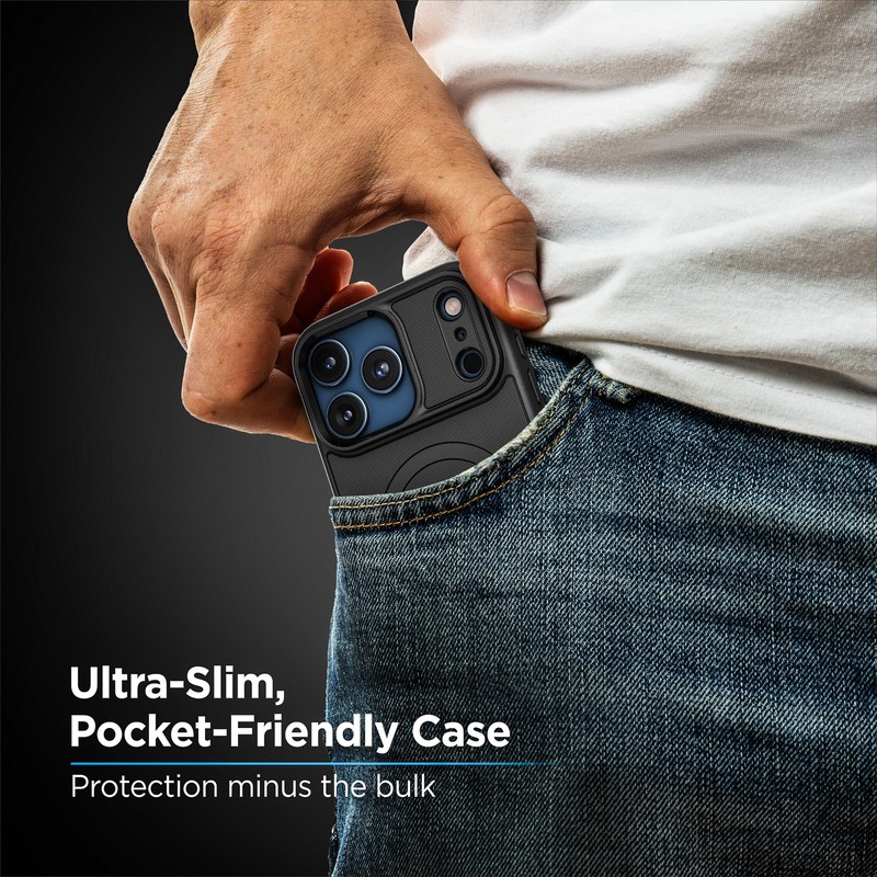 For iPhone 17 Pro Thin Armor Case w/ Holster gallery