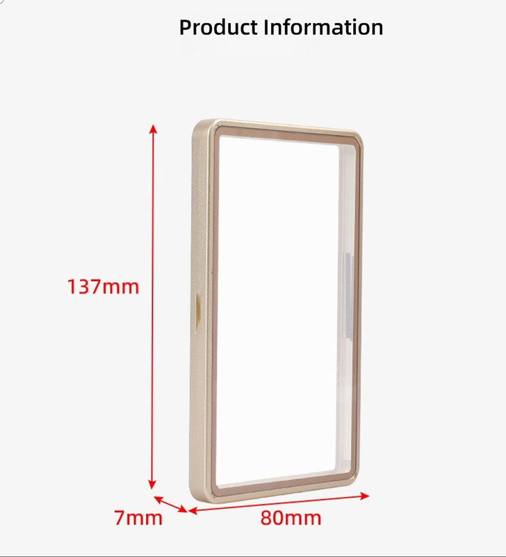 Precise-Fitting Anti-Slip Shell Metal Glass Magnetic Case for PSA/CGC 35PT Cards gallery