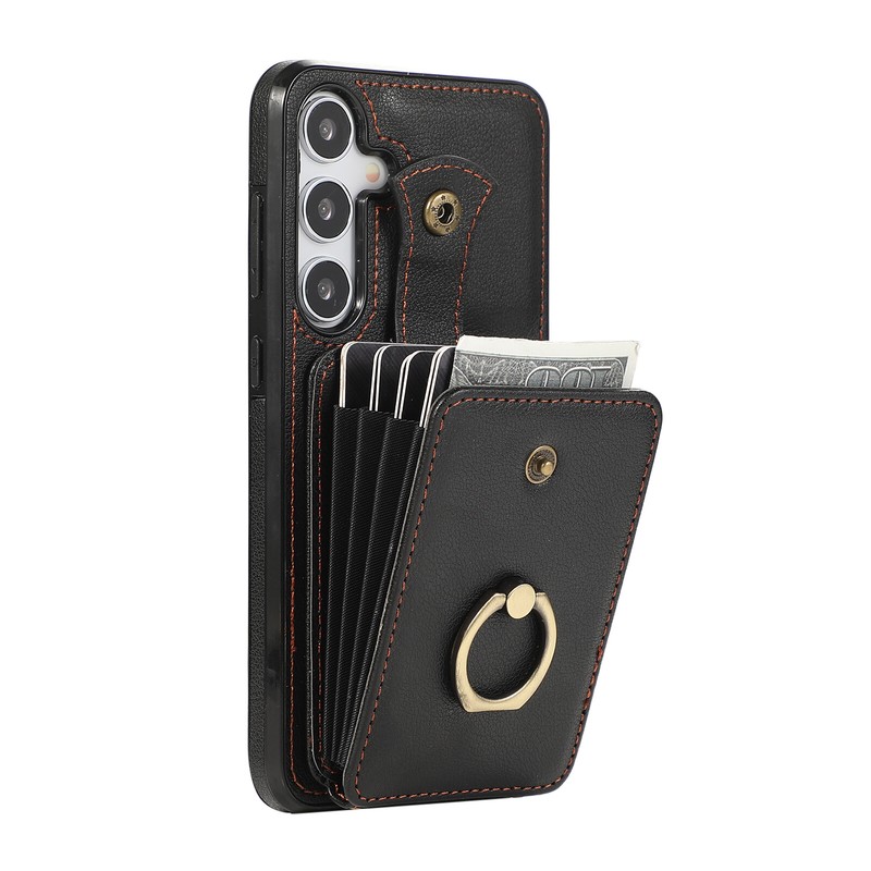 For Samsung Galaxy A26 5G A36 A56 Case Wallet with Card Holder 360°Rotation Ring