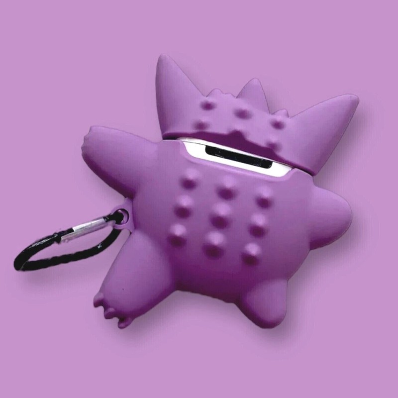 AIRPODS CASE 3D GENGAR POKEMON EARPHONE COVER CUTE CARTOON MONSTER SILICONE FUN gallery