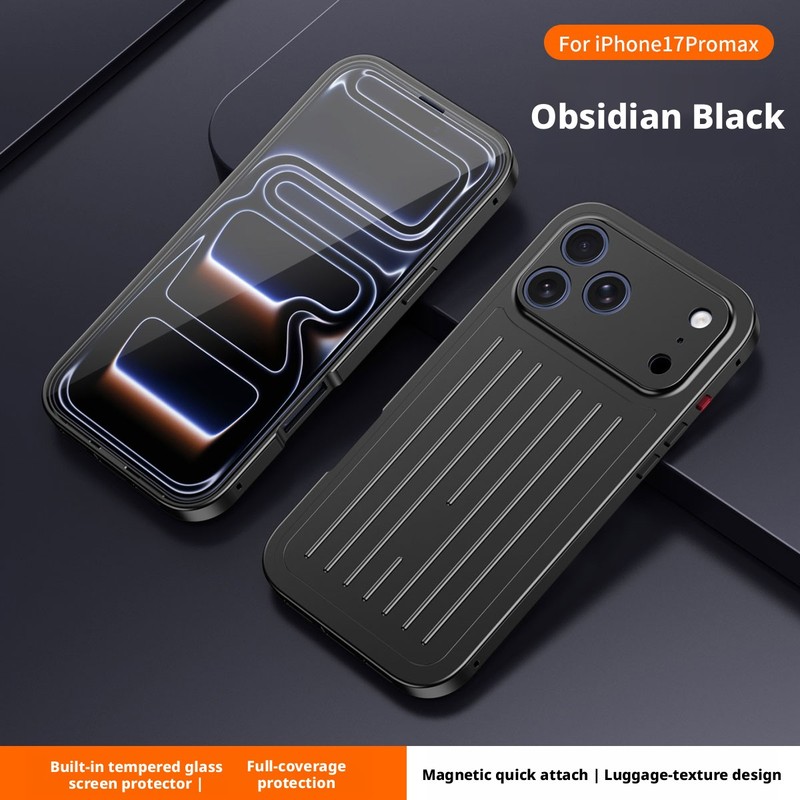 Luxury Suitcase metal For iPhone 16 Pro Max Case Protective Cover Gift New Gift