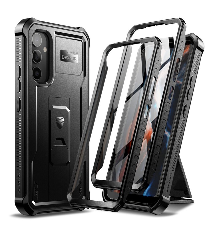 Dexnor Case for Samsung Galaxy A54,Extra Frame Built-in Screen Protector
