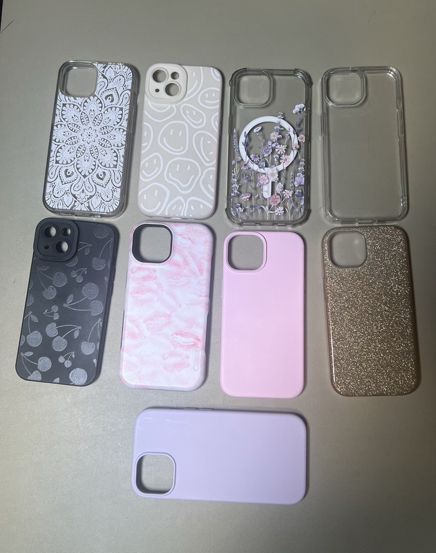 Various iPhone Cases – Exact Models Unknown – 9 Cases Total