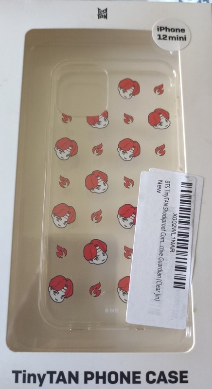 BTS Tiny Tan Jin IPhone 12/12 Pro Phone Case New