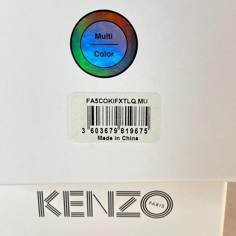 Kenzo iPhone X/XS Case Multi Color Tiger Head Logo Moving Glitter Phone Case gallery