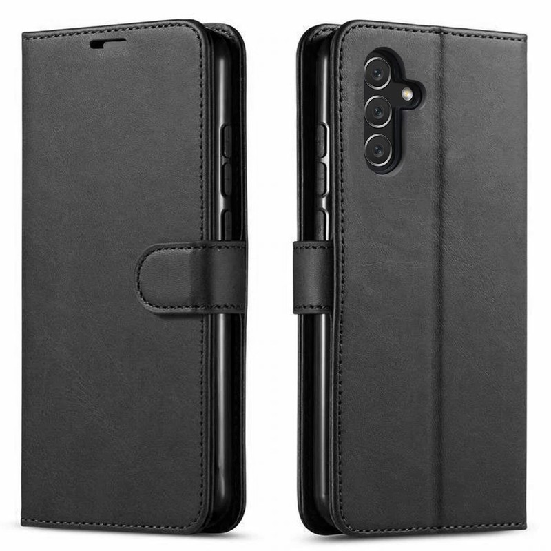 For Samsung Galaxy A14 5G Case, Wallet Pouch Cover + Tempered Glass Protector gallery