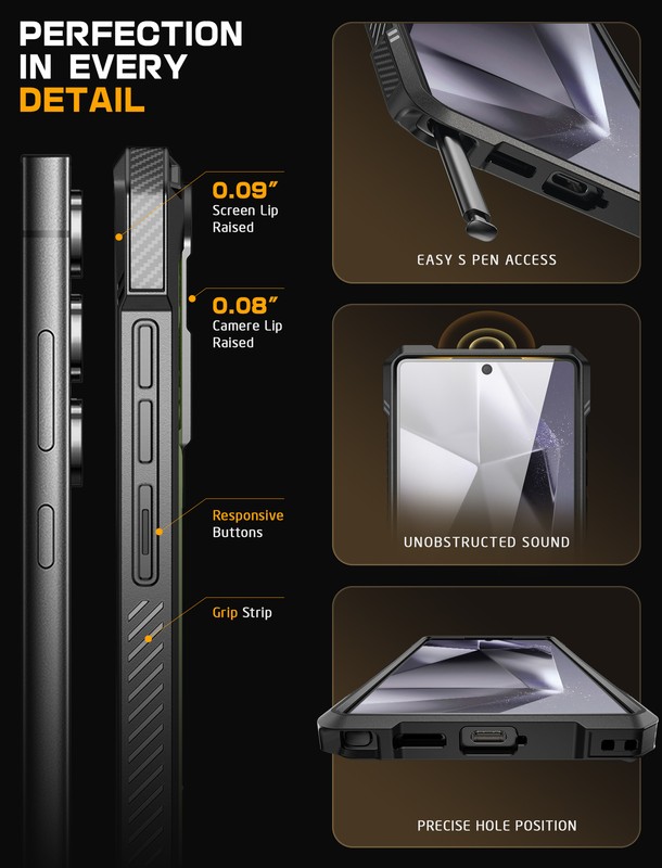 For Samsung Galaxy S25Ultra, SUPCASE Strong Magnetic Case Protective Stand Cover gallery