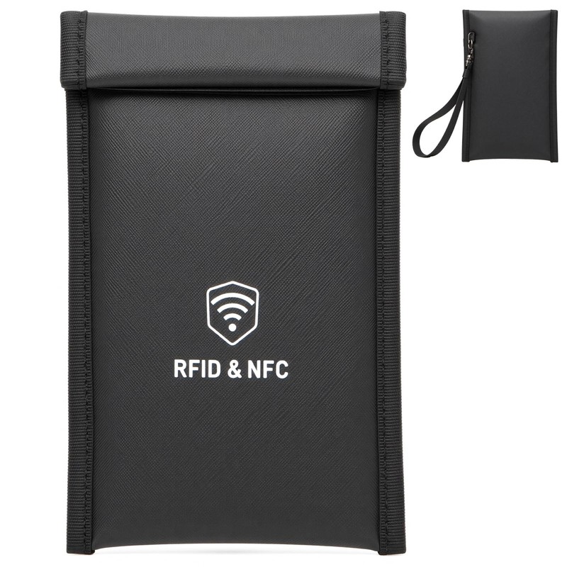Military Grade Faraday Bags for Phones [5G/Bluetooth/WiFi/GPS] Signal Blocker…