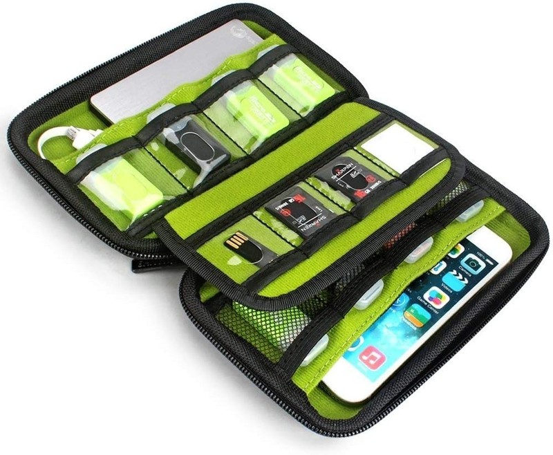 Stylish Black Waterproof Digitized Case for External Drives - Perfect for Travel gallery