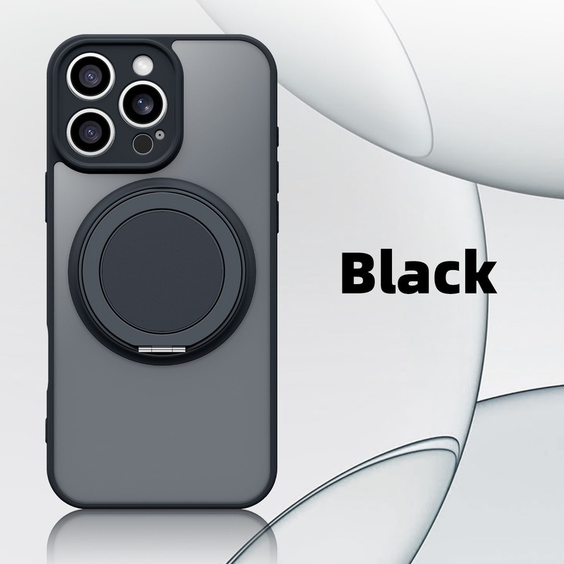 Matte 360° Kickstand Case For iPhone 17 Pro Max 16 15 14 13 12 11 Mag Safe Cover