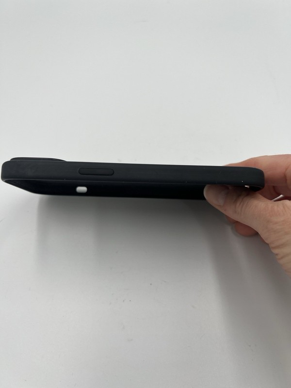 Genuine Apple Silicone Case with MagSafe For iPhone 15 Pro Max - Black gallery