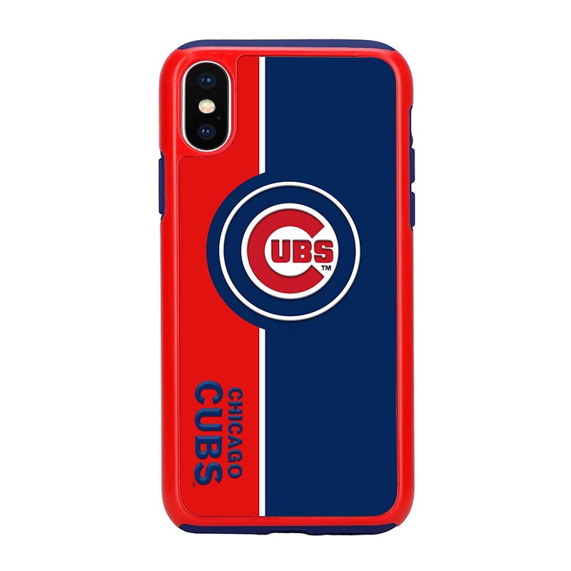 FOCO MLB Chicago Cubs Dual Hybrid Bold for iPhone iPhone X & XS (5.8″)