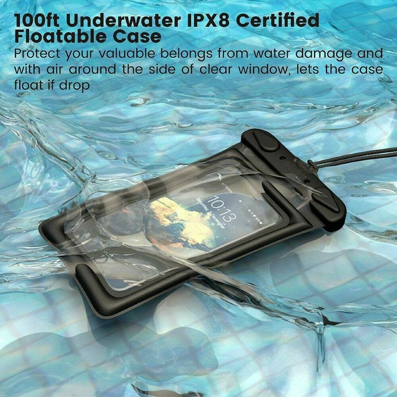 Waterproof Floating Pouch Dry Bag Case Cover For iPhone Cell Phone Touchscreen gallery