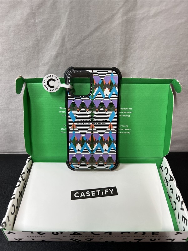 Casetify Disco Mountain Striped Tribal iPhone 11 Pro Ultra Impact Case