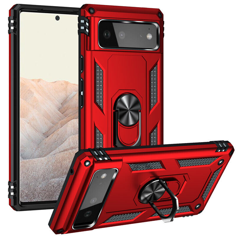 For Google Pixel 8 Pro 7 Pro 7a 6 5 Case Rugged Shockproof Heavy Duty Ring Cover gallery