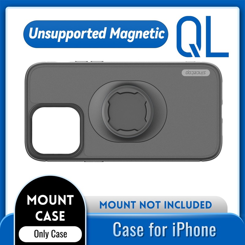 Case for iPhone 17/16/15/14/13/12 with Lock-in Design fit Quad-style Moto/Bike