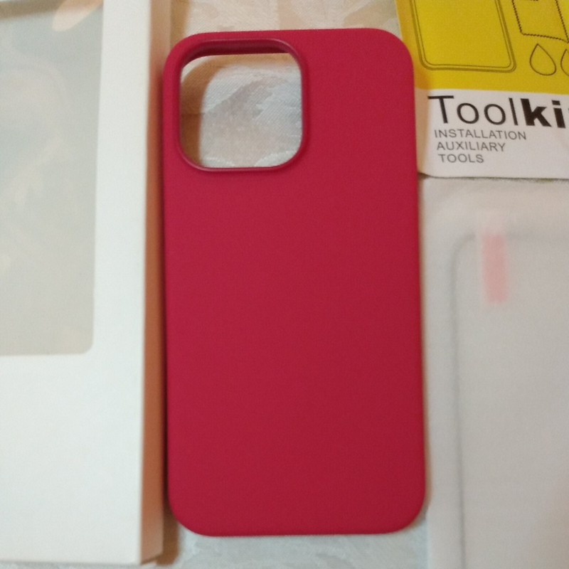 Case Brand iPhone 13 Pro Silicone Case Ref With Tempered Glass And Toolkit