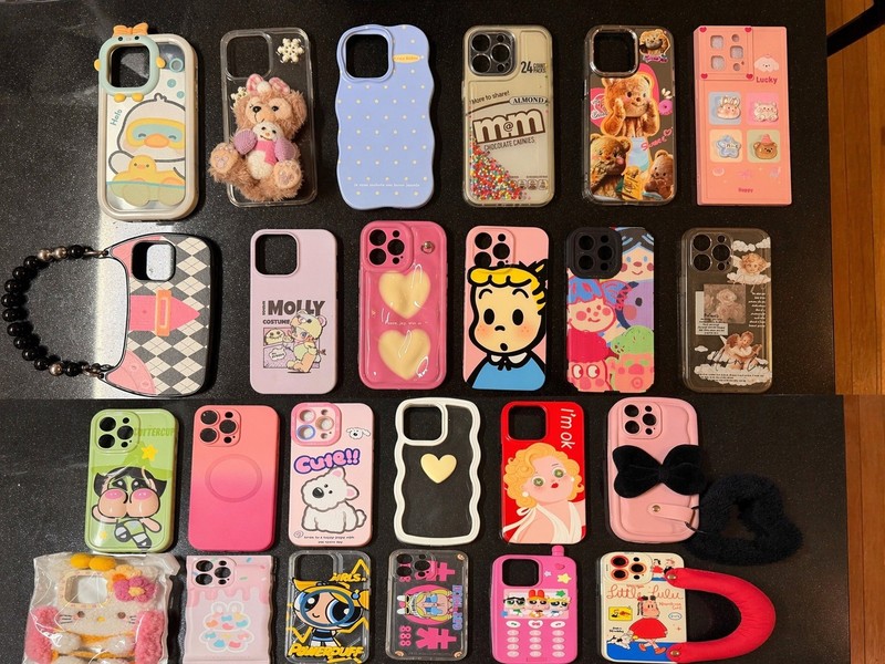 Lot of 24 Phone Cases for iPhone 14 Pro Max 6.7 Cute In Mint Condition Some New
