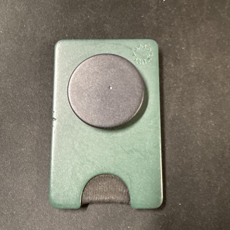 PopSockets Pop Wallet Plus Phone Wallet & Grip Green With Black Popgrip Adhesive
