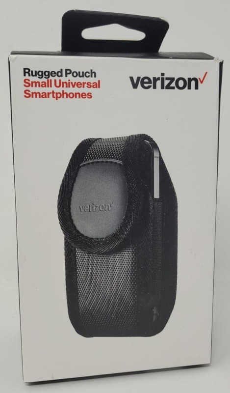 Verizon Rugged Nylon Pouch for Small Universal Smartphones, Black