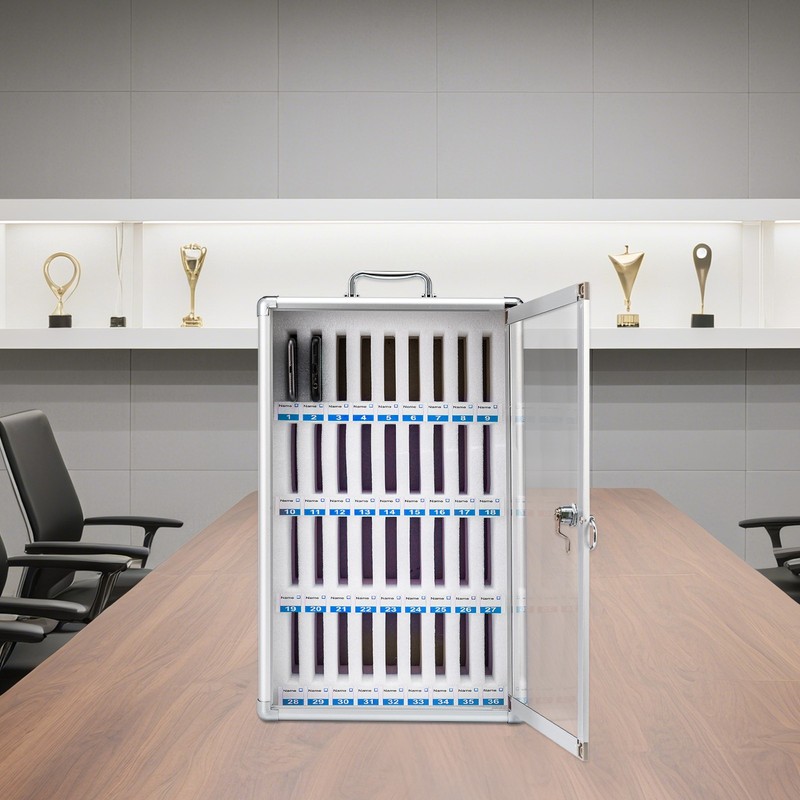36 Slots Unique Cell Phone Slots Pocket Chart Cell Phones Storage Cabinet Box