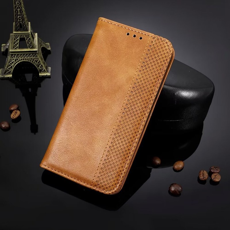 Magnetic Wallet Phone Case For Oukitel Hot Pepper BLU Stratus C7 ANS Vodafone