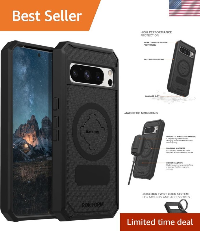 Google Pixel 8 Pro Case, Rugged Series, Magnetic Pixel Pro 8 Case, Drop Teste…