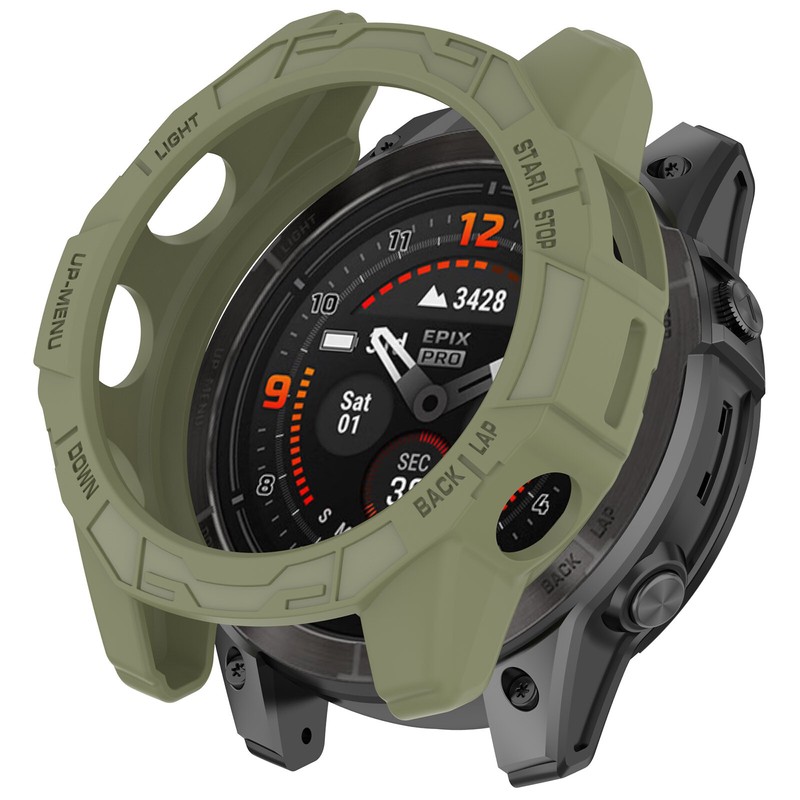 For Garmin Epix Pro 51/47/42mm Fenix 7 7S 7X Pro TPU Frame Protective Cover Case gallery