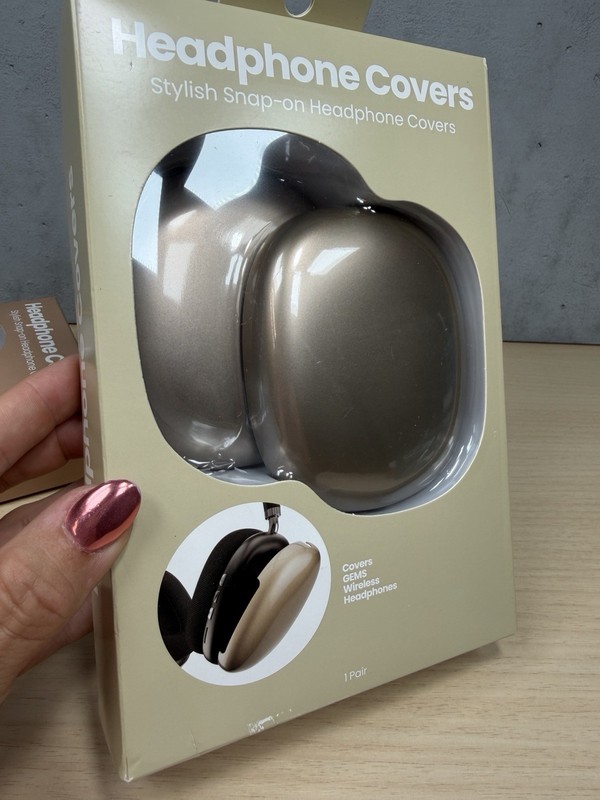 GEMS Wireless Over-Ear Headphone Covers Taupe