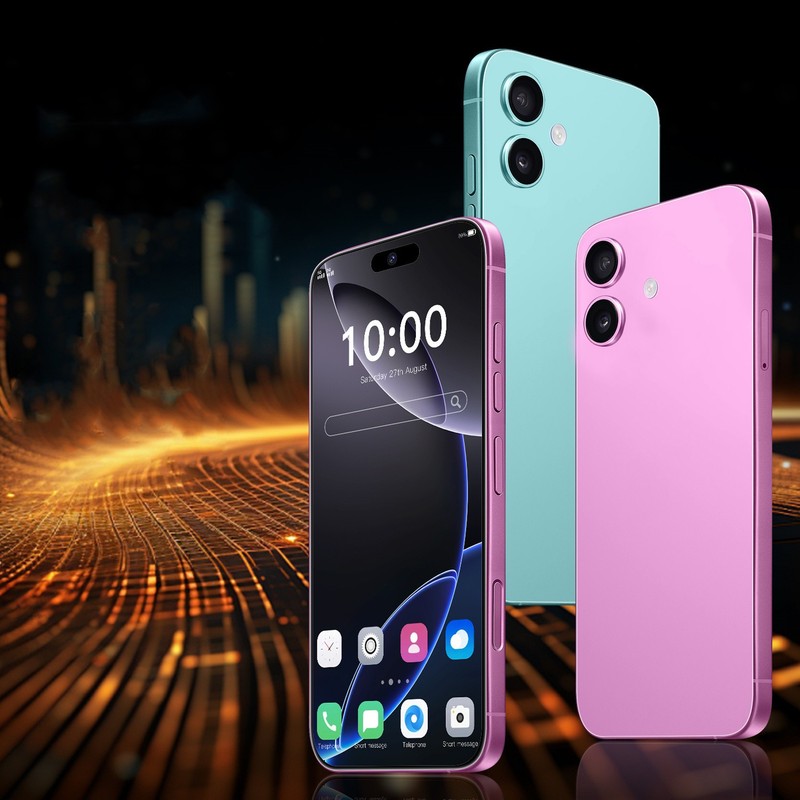 Factory Unlocked HD Smartphone i16 Plus 6.8" Android 14 Dual SIM 8+256GB 8000mAh gallery