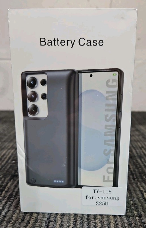 Fashion Digital Products TY-118 Battery Phone Case for Samsung S25U – Black