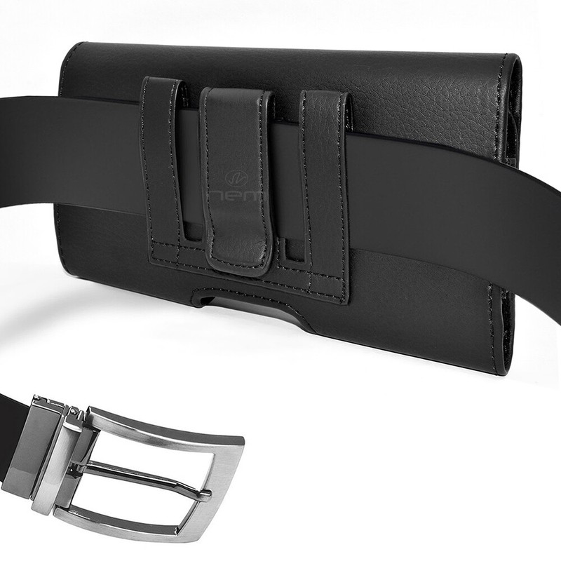 Wider Horizontal Leather Pouch Fits with Hard Shell Case 5.9 x 3.14 x 0.62 inch gallery