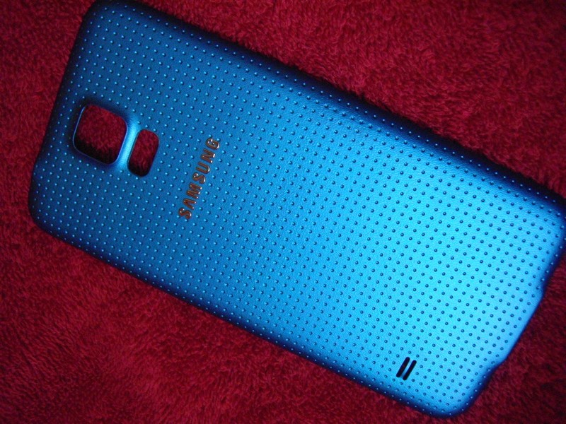 Blue Back Battery Housing Door Case Cover for Samsung Galaxy s 5