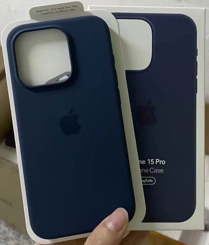 For iPhone 15 Pro Max 6.7” 15 Pro 6.1” Original Silicone Case with MagSafe