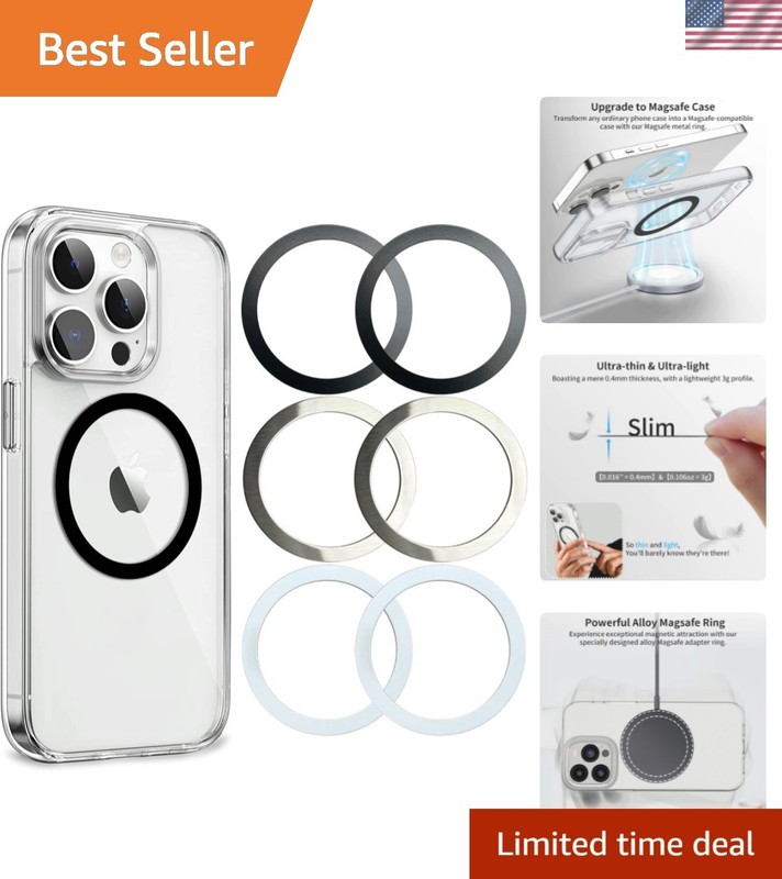 Ultra-Thin Universal Magsafe Rings – Magnetic Phone Attachments for All Models