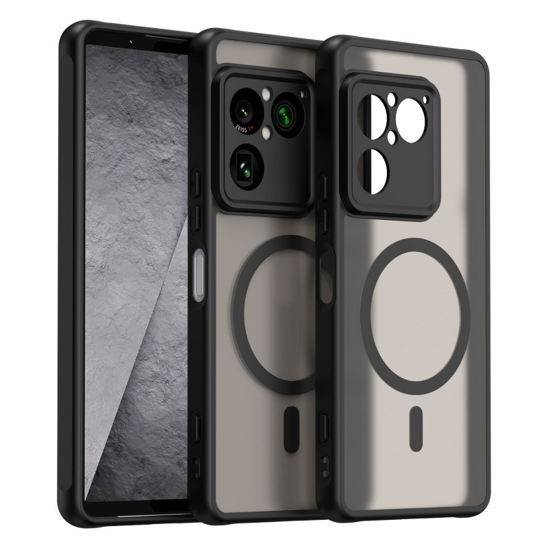 Magnetic Case Slim Clear Matte PC Shockproof Back Case For Sony Xperia 1 VIII 5G