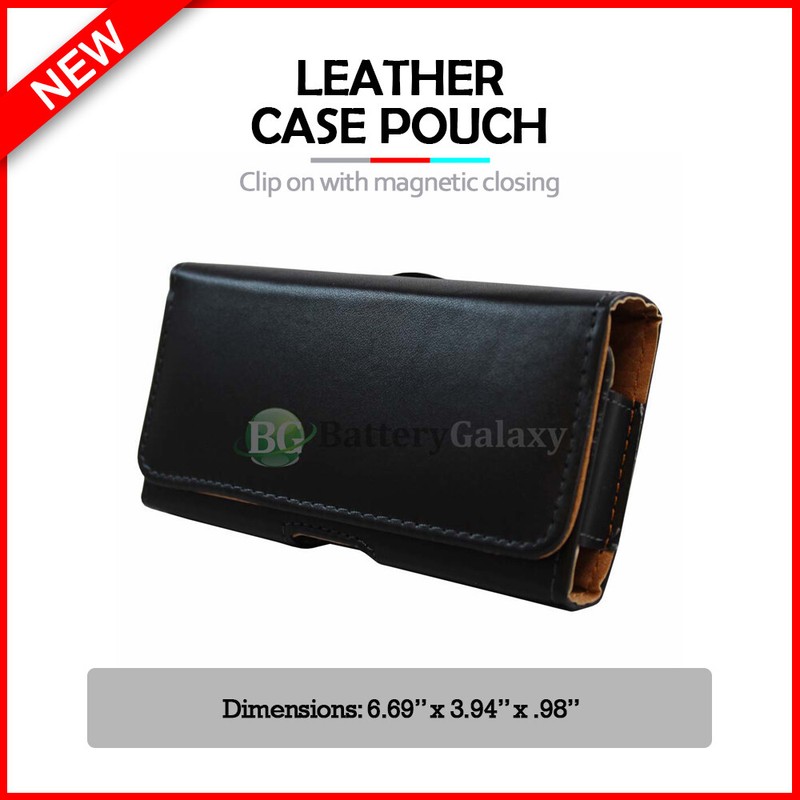 Genuine Durable Leather Pouch Phone Case for Microsoft Surface Duo 2