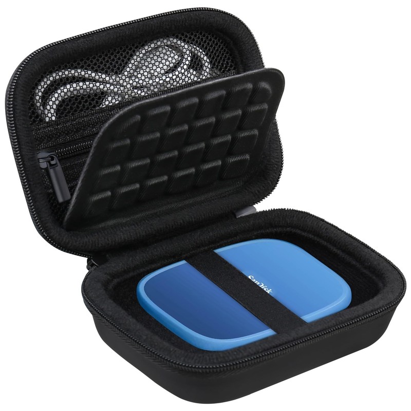 BOVKE Travel Case for SanDisk Creator Phone SSD 2TB 1TB External Solid State ...