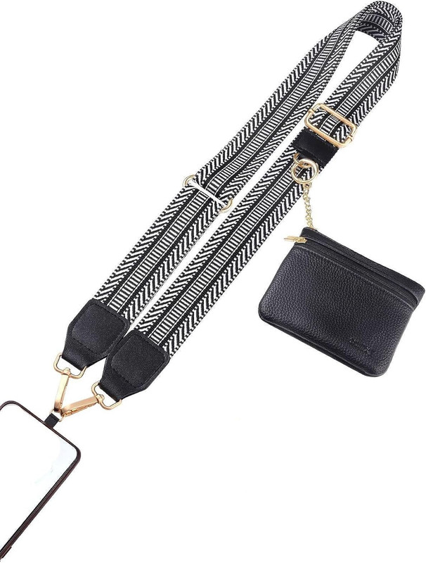 Clip and Go Strap for Phone with Wallet Crossbody, Detachable Wrist Strap Sav…