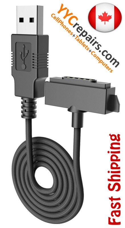 Black Braided USB Charging Charge Cable Sonim XP5 XP6 XP7 XP5700 XP6700 XP7700