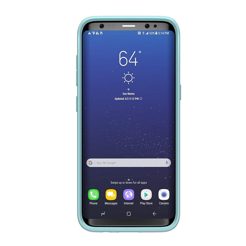 New Genuine Speck CandyShell Case for Samsung Galaxy S8+ (Pink/River Blue) gallery