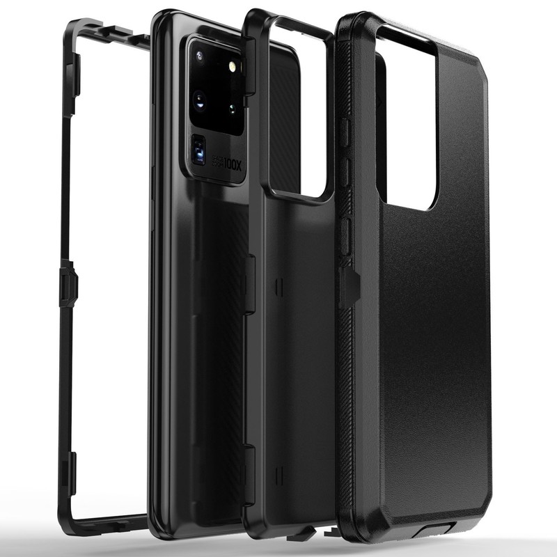 For Samsung Galaxy S20 FE S20 Ultra S20+ S20 Case Heavy Duty 3in1 Layers Cover gallery