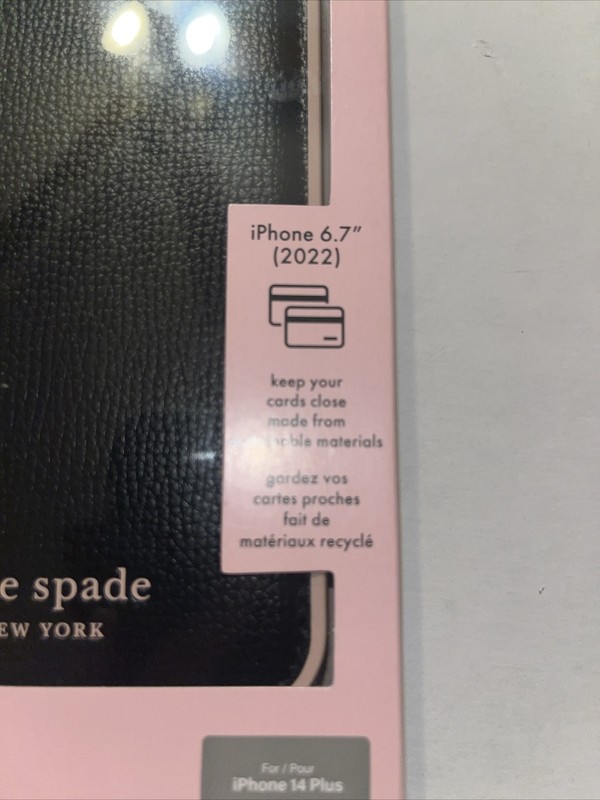Kate Spade iPhone 14 Plus Wrap Case Credit Card Holder gallery