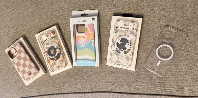 Lot Of 5 MagSafe IPhone 15 Pro Max Protective Cases – Cute Design!